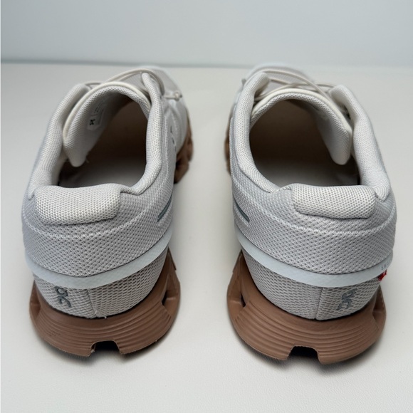 On Cloud 5 Shoes Women's Size 9.5 Sand/Rosebrown Sneakers Athleisure Running - Picture 5 of 9